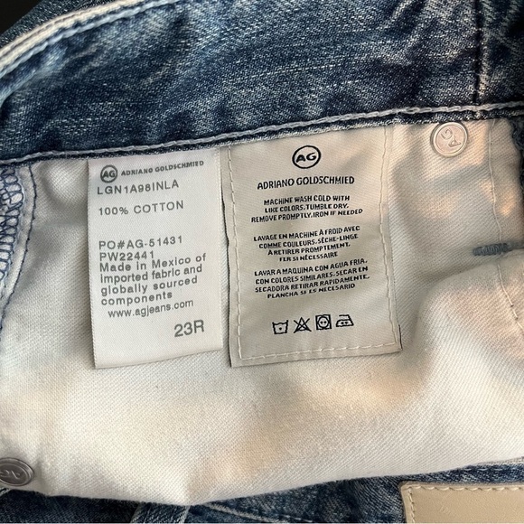 AG ADRIANO GOLDSCHMIED Knoxx High Rise Baggy Boyfriend Jeans Inland Wash - Picture 12 of 14